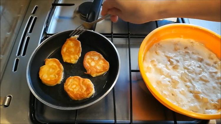 Frittelle con mele ricetta graduale con foto