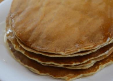 Pancake classici teneri  nel latte