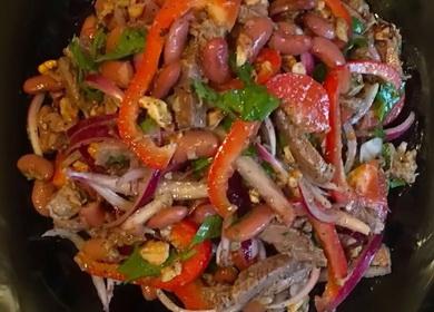 Insalata di tbilisi con carne di manzo  senza maionese