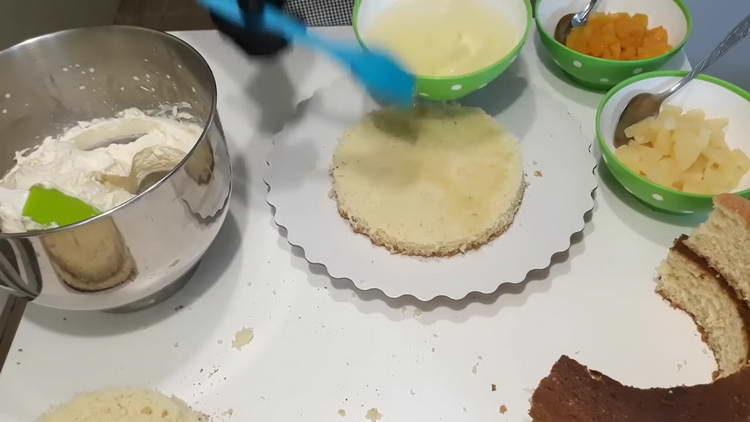 torta di grasso con impregnazione