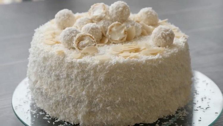 La torta di Raffaello è pronta