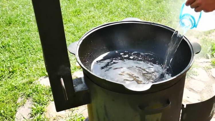 preparare il barbecue