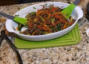 Carne alla coreana con verdure