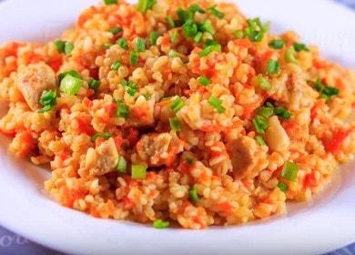 Bulgur gustoso e sano  con pollo