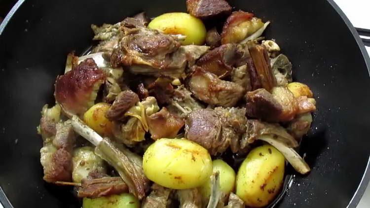 agnello con patate