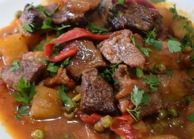 Carne con verdure: veloce, gustosa e molto semplice