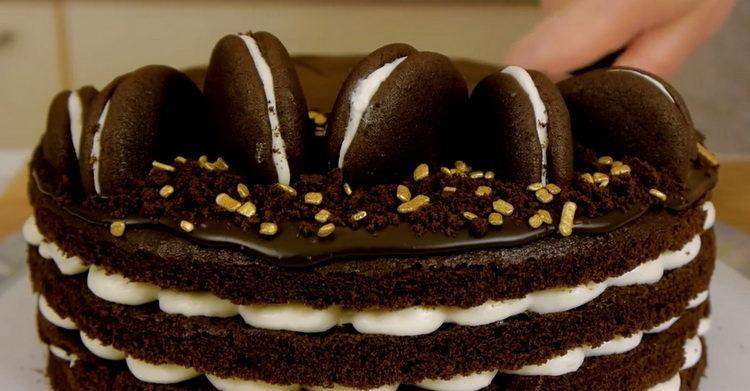 La torta Super Chocolate Whoopi Pie è pronta