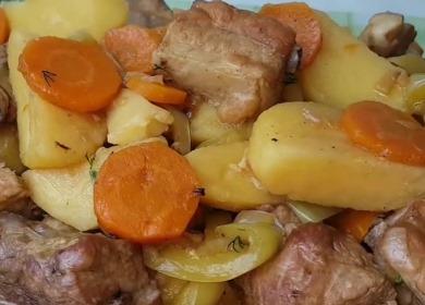 Gustoso arrosto con carne  e patate