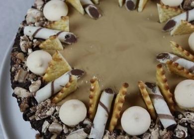 Delizioso cioccolato e caffè  Torta