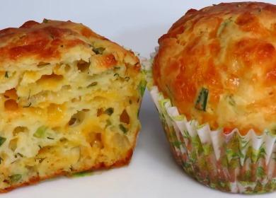 Mahusay na keso muffins 