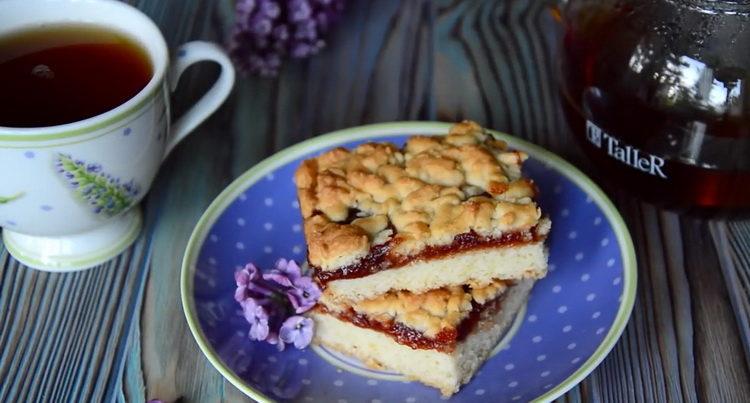 Torta alla marmellata deliziosa e molto semplice