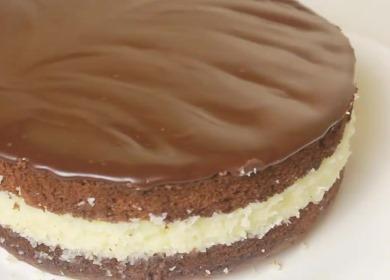 Ricetta torta al cioccolato  Bounty con ripieno di cocco