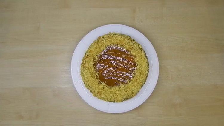 Torta con latte condensato bollito secondo una ricetta passo passo con foto